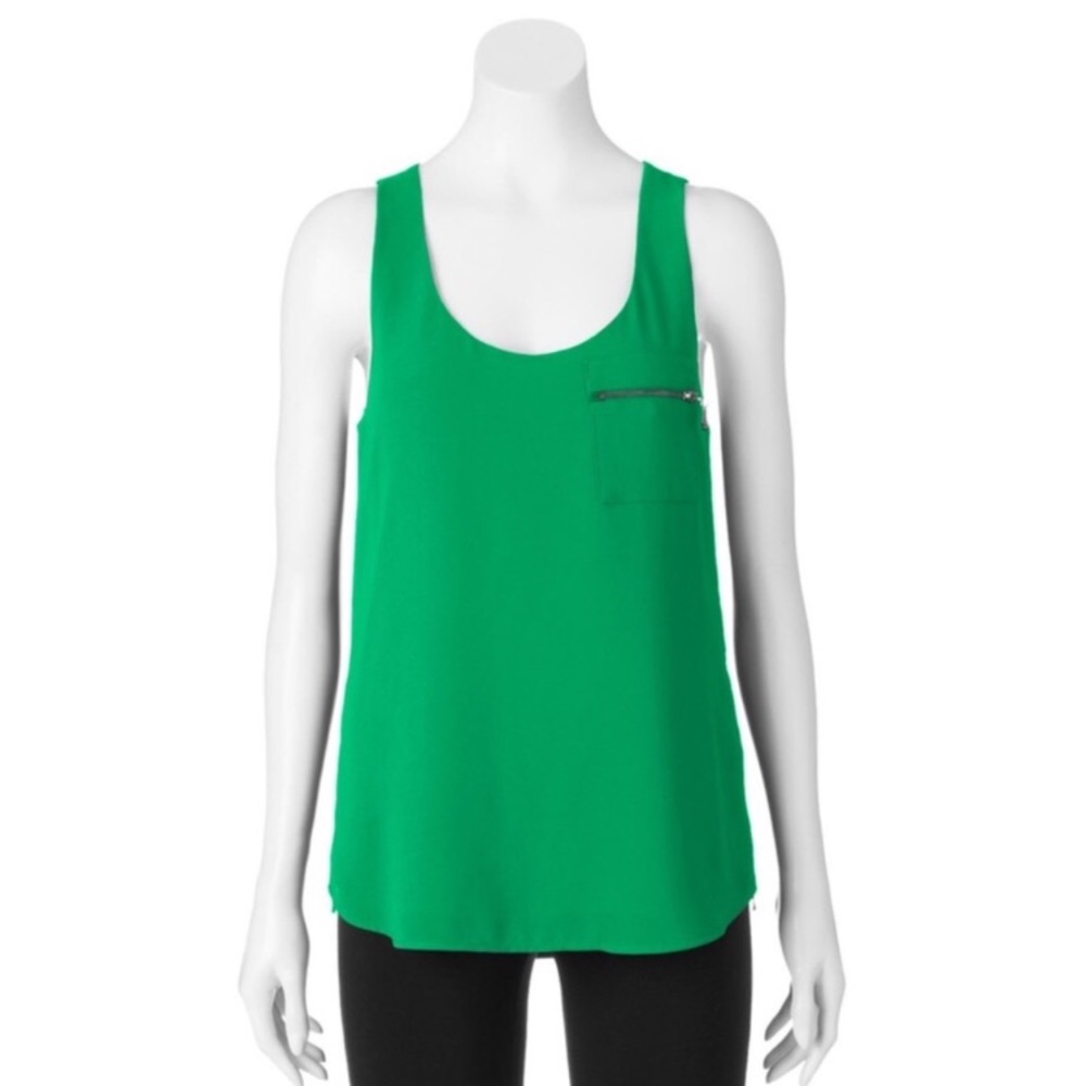 My Michelle Zipper Tank Top (Juniors’) Size: L